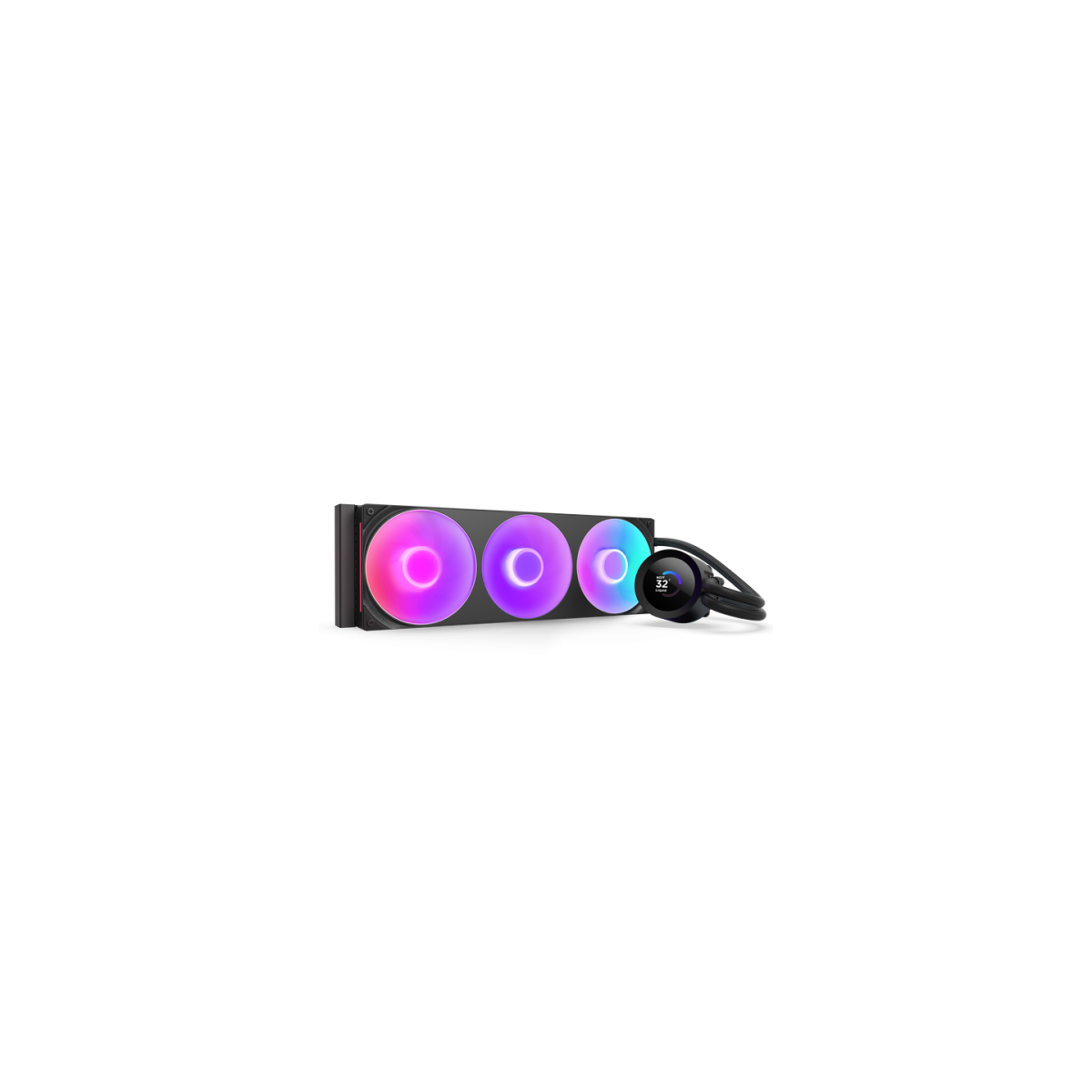 NZXT Kraken Plus 360 RGB Procesador Sistema de refrigeracion liquida todo en uno Negro 1 piezas