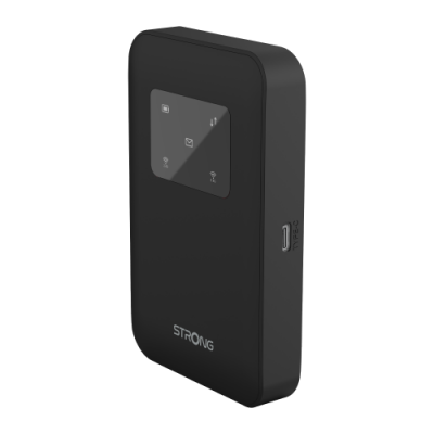 Strong 4G LTE MiFi Hotspot Router Wi Fi 900 router inalambrico Doble banda 24 GHz 5 GHz Negro