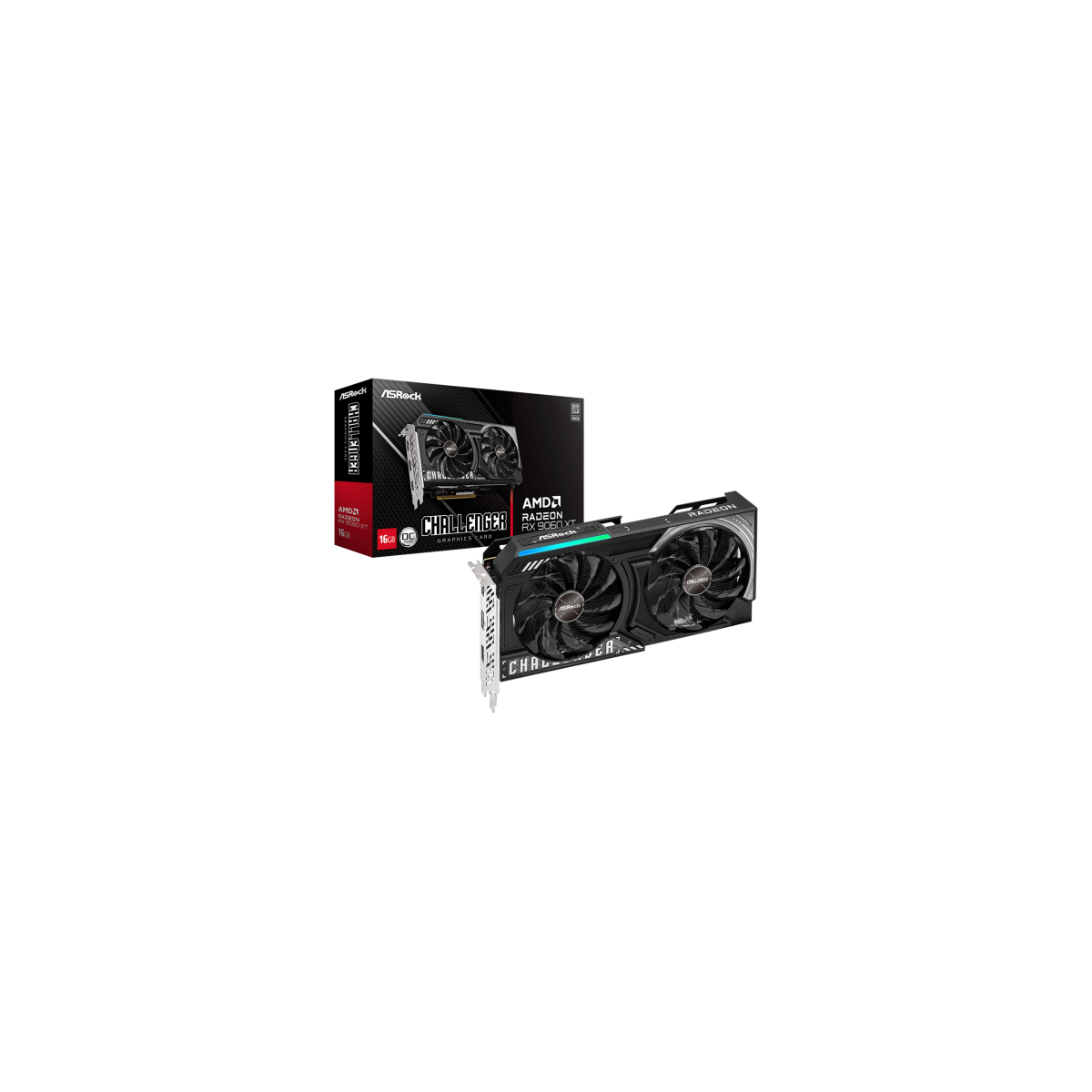 Asrock AMD Radeon RX 9060 XT Challenger 16GB OC GDDR6