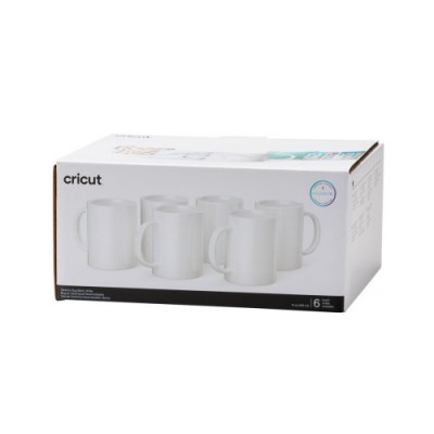 Cricut 2008944 tazon Blanco Universal 6 piezas