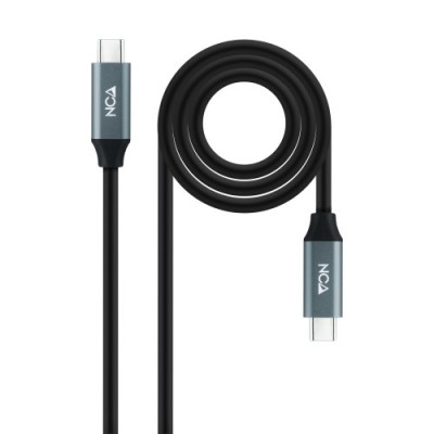 Nanocable 10014303 cable USB USB 32 Gen 2x2 3 m USB C Negro Gris