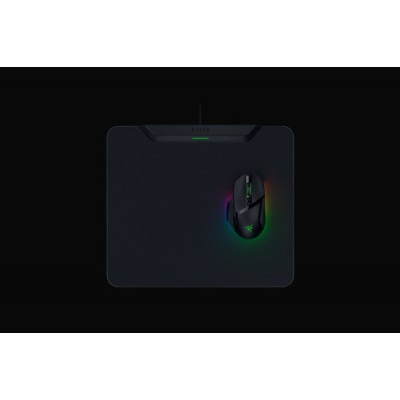 Razer HyperFlux V2 Alfombrilla de raton para juegos Negro