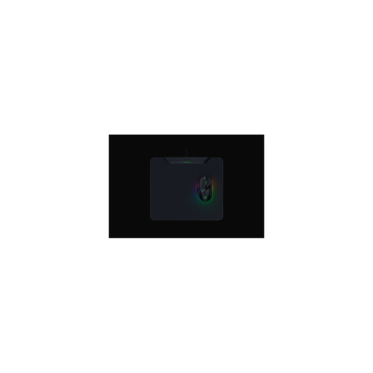 Razer HyperFlux V2 Alfombrilla de raton para juegos Negro