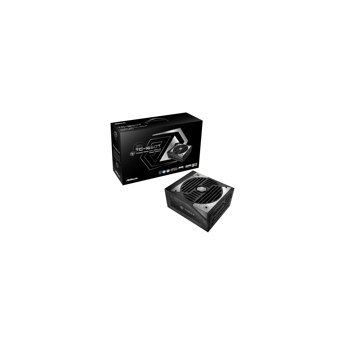 Asrock Taichi TC 1650T unidad de fuente de alimentacion 1650 W 204 pin ATX ATX Negro