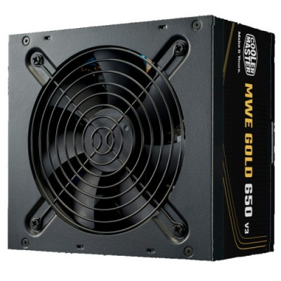 FUENTE ALIMENTACION COOLER MASTER MWE GOLD 650 V3 650W ATX 31 NON MODULLAR MPE 6502 ACAAG 3BEU