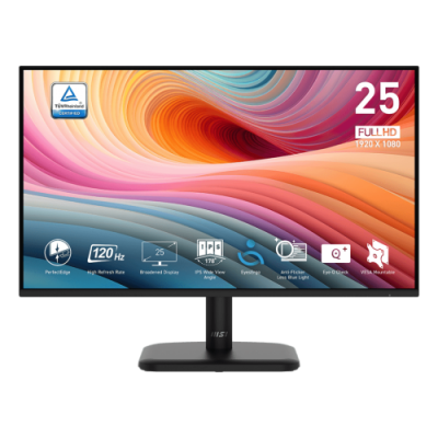 MSI MONITOR PRO MP251L E2 245 PLANO IPS 1920x1080 120Hz NEGRO