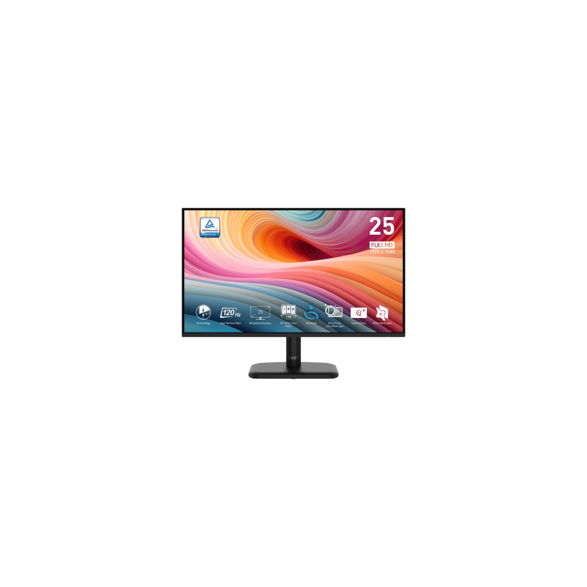 MSI MONITOR PRO MP251L E2 245 PLANO IPS 1920x1080 120Hz NEGRO