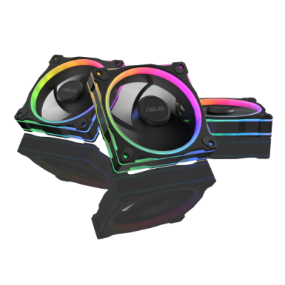 ASUS Prime MR120 Fan ARGB Reverse Black 3in1 Carcasa del ordenador Ventilador 12 cm Negro 3 piezas