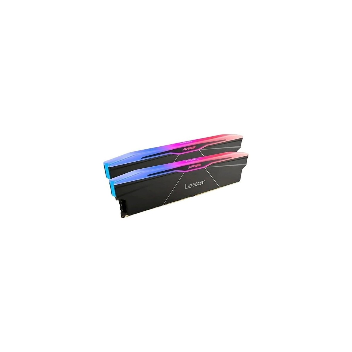 LEXAR MEMORIA ARES 20 16 GB DDR5 6000 CL28 135V MEMORY WITH HEATSINK AND RGB LIGHTINGDUAL PACK BLACK COLOR