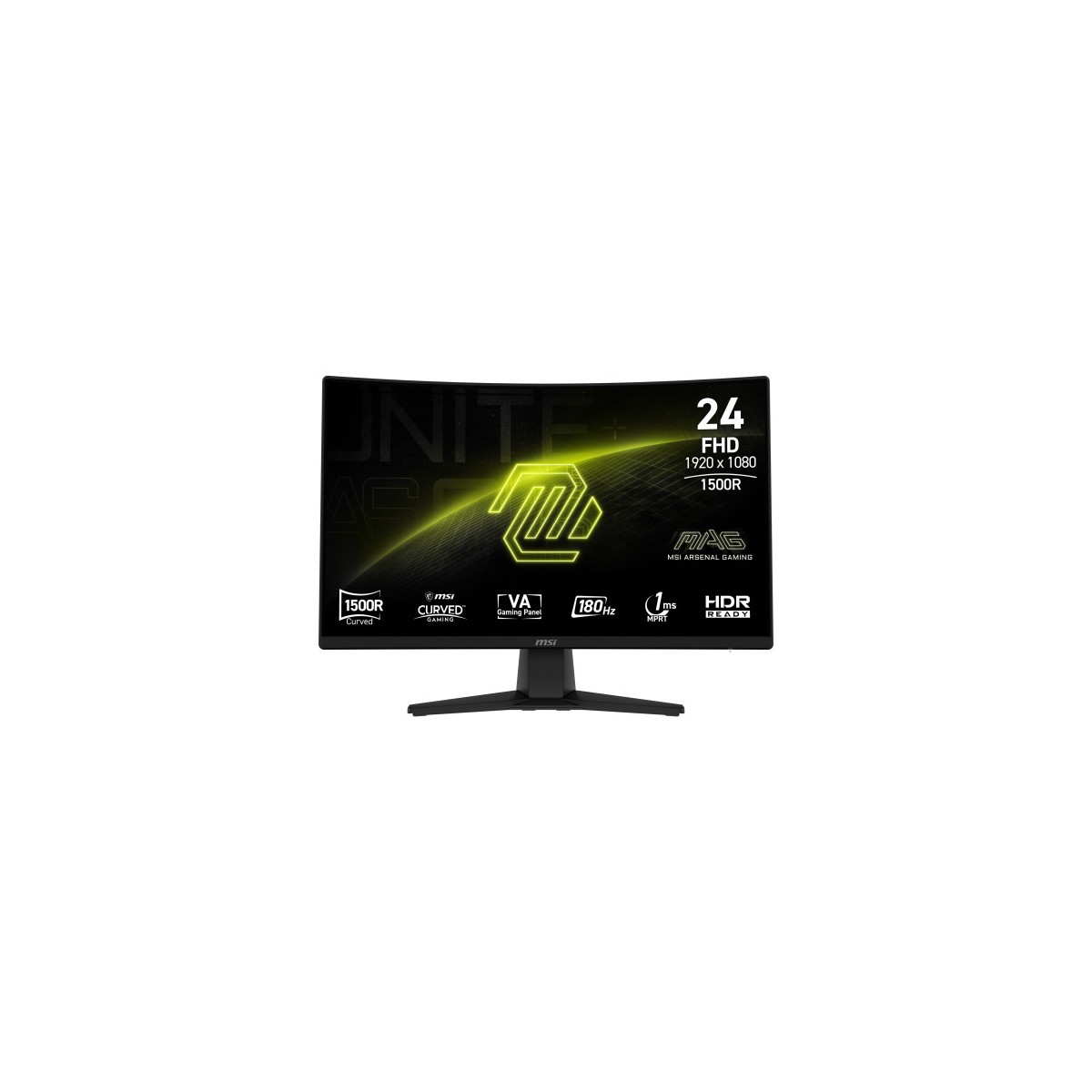 MSI MAG 242C pantalla para PC 599 cm 236 1920 x 1080 Pixeles Full HD LCD Negro