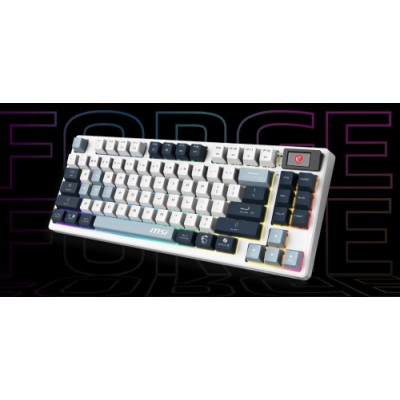 TECLADO MSI FORGE GK600 TKL W SKY ES