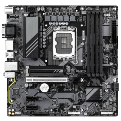 GIGABYTE B760M DS3H GEN5 Placa Base Compatible con CPUs Intel Core 14ª generacion VRM digital de 621 fases hasta 5600 MHz DDR5 