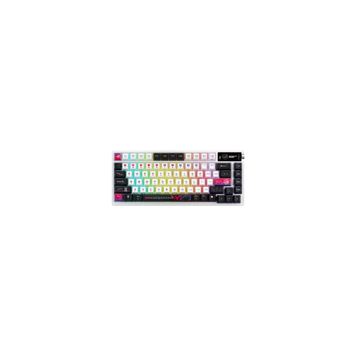 ASUS ROG Azoth X teclado Juego USB RF Wireless Bluetooth Negro Blanco