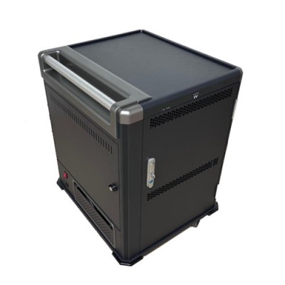 Ewent EW1703 carrito y armario de dispositivo portatil Carro de gestion y carga para dispositivos portatiles Negro Gris