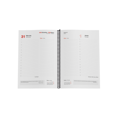 AGENDA 2026 TOKIO D P 17x24 NEGRO CASTELLANO INGRAF 356562