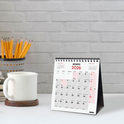 CALENDARIO 2026 SOBREMESA NEUTRO ESCRIBIR XS 140X150MM FINOCAM 780140026