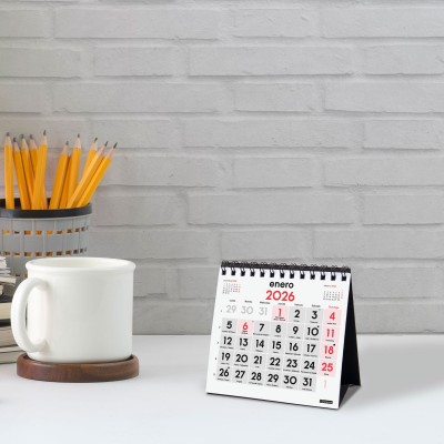 CALENDARIO 2026 SOBREMESA NEUTRO NUMEROS GRANDES XXS 110X100MM FINOCAM 781330026