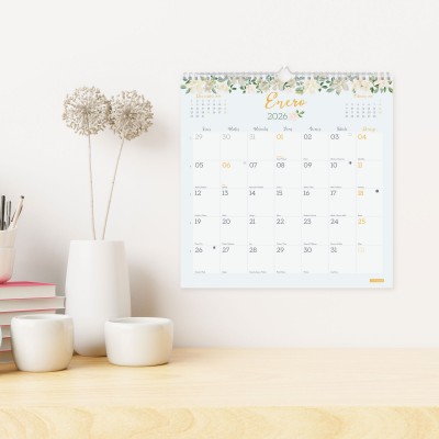 CALENDARIO 2026 PARED TRENDY DESIGN ESCRIBIR 300x300MM FINOCAM 787530126