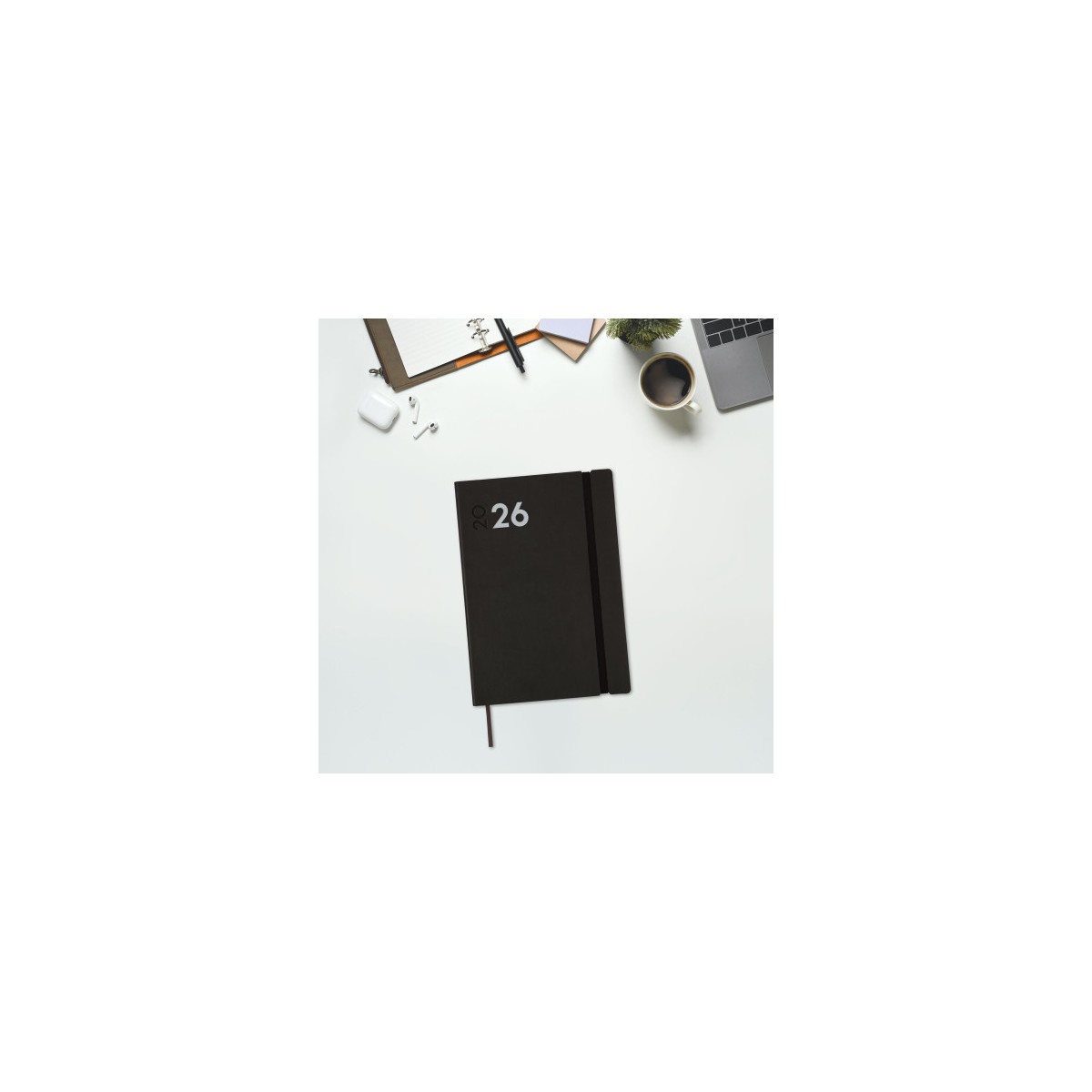 AGENDA 2026 DYNAMIC MARA Y10 140X204MM DIA PAGINA NEGRO FINOCAM 621166026