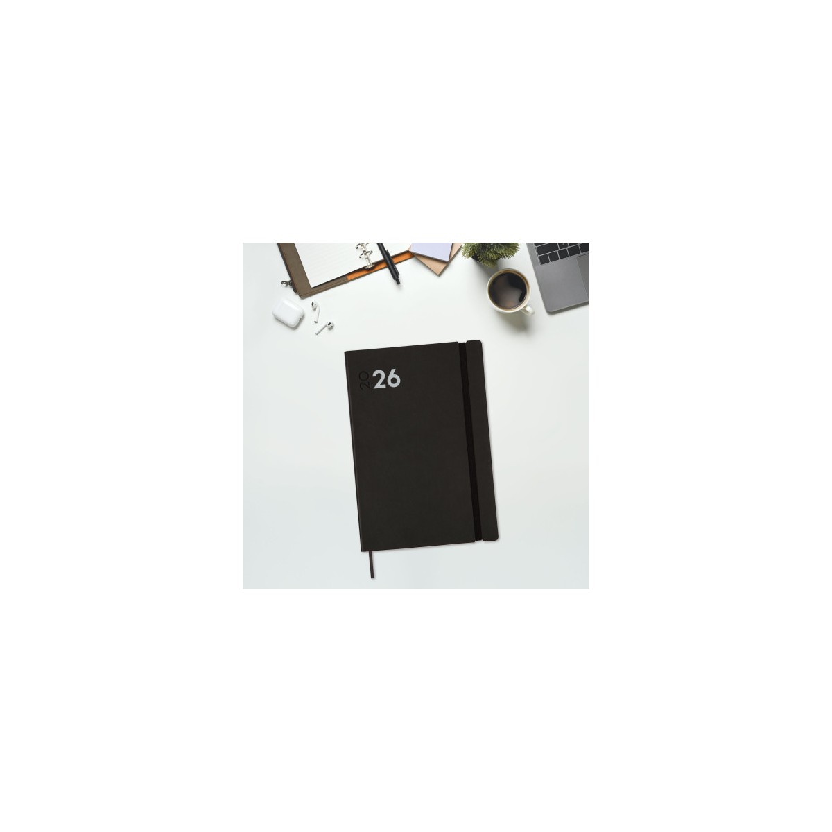 AGENDA 2026 DYNAMIC MARA Y11 164X240MM DIA PAGINA NEGRO FINOCAM 621986026