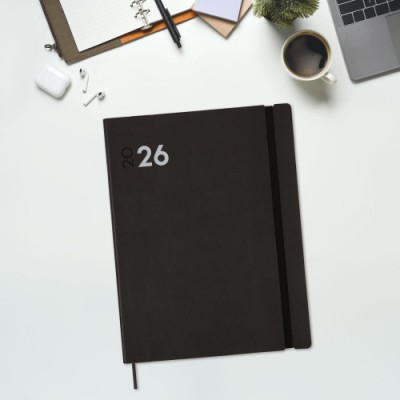 AGENDA 2026 DYNAMIC MARA Y12 210X270MM DIA PAGINA NEGRO FINOCAM 621186026