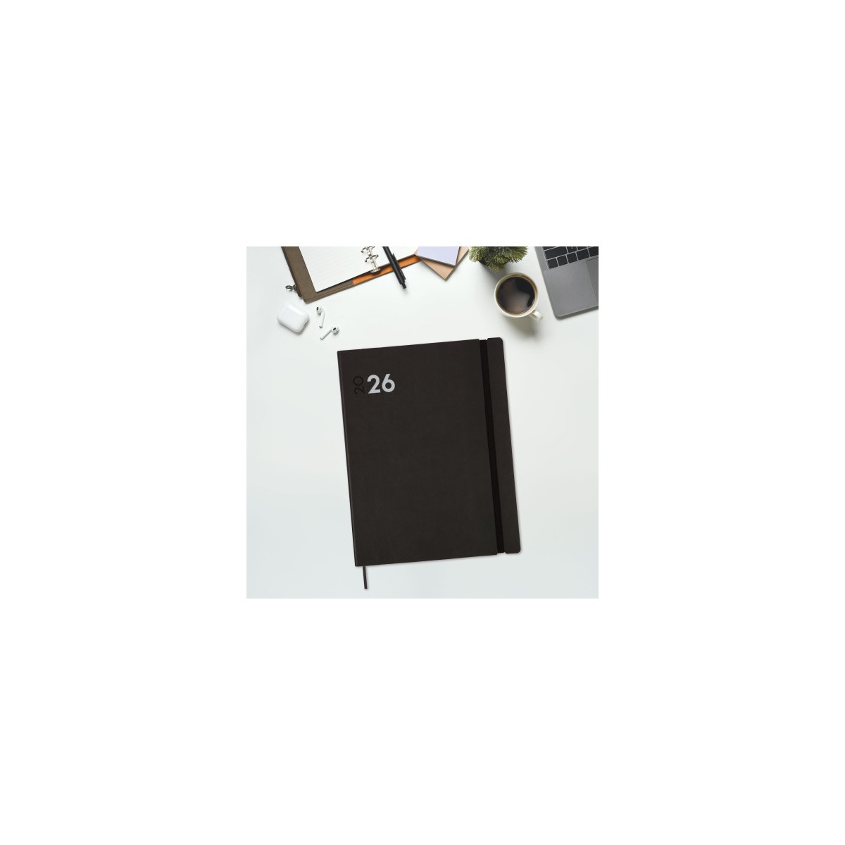 AGENDA 2026 DYNAMIC MARA Y12 210X270MM DIA PAGINA NEGRO FINOCAM 621186026