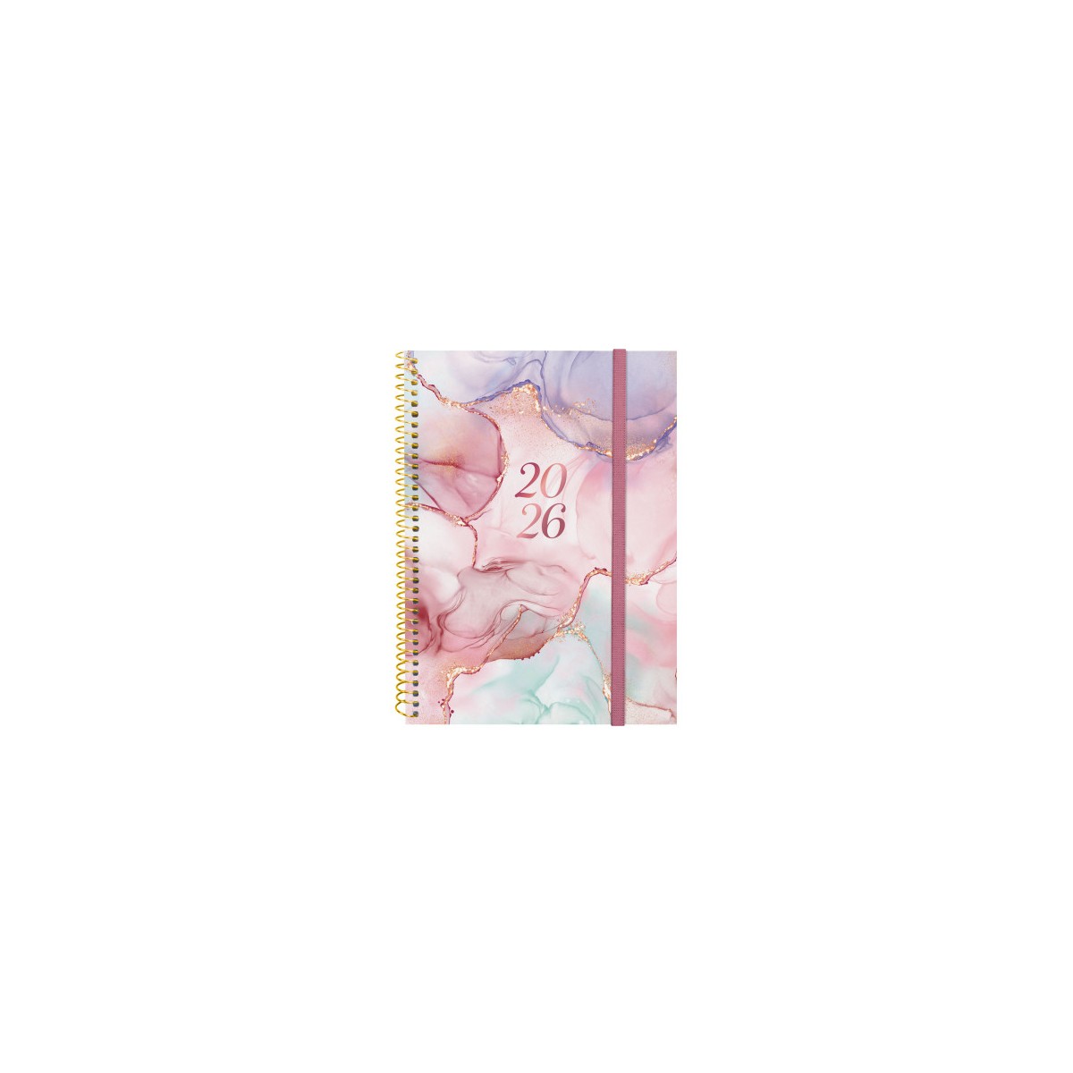 AGENDA 2026 TRENDY DESIGN E10 155X212MM SEMANA VISTA HORIZONTAL GOLDY FINOCAM 742232626