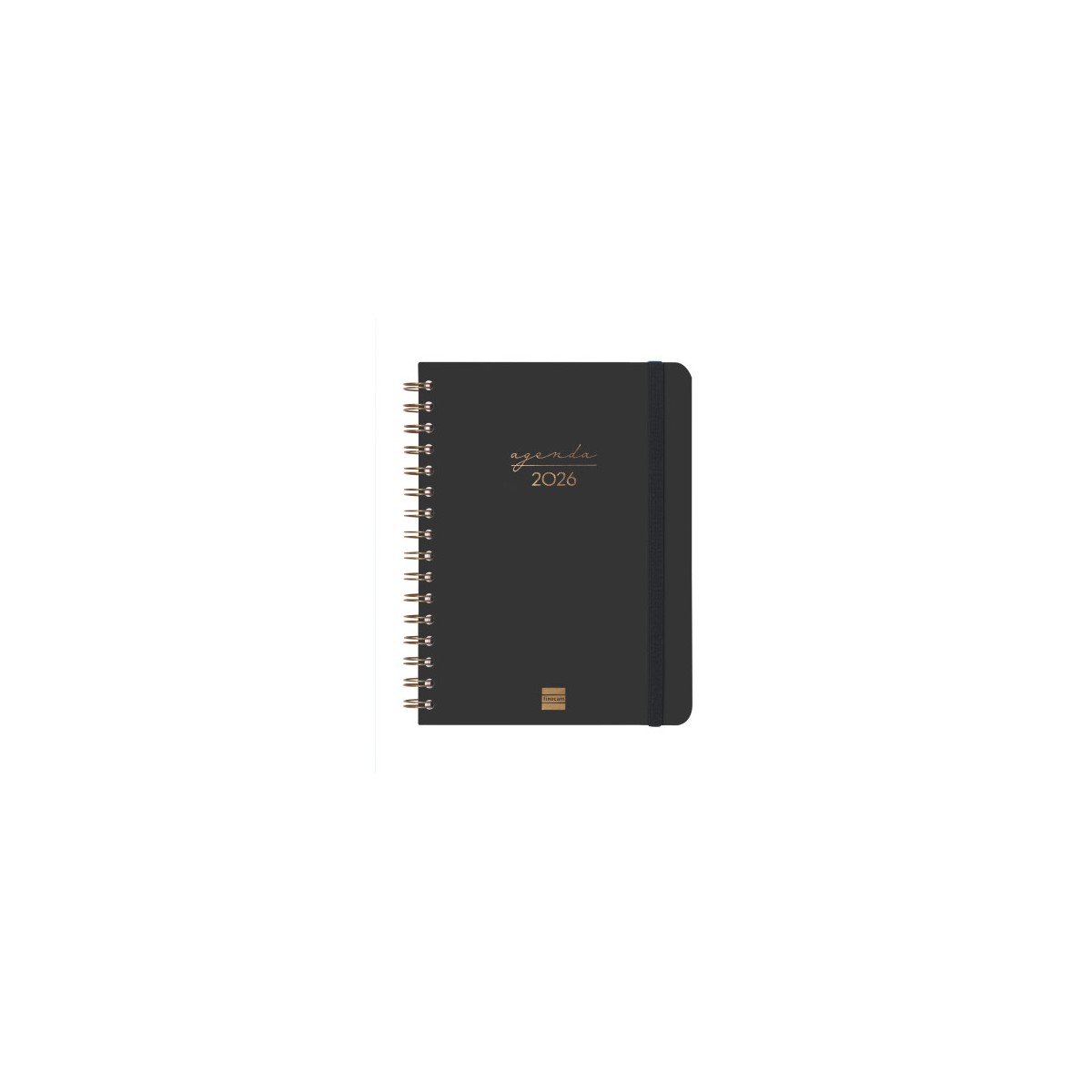 AGENDA 2026 TRENDY ALMA E10 155X212MM SEMANA VISTA HORIZONTAL NEGRO FINOCAM 762020126