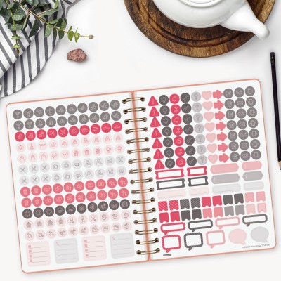 AGENDA 2026 TRENDY ALMA E10 155X212MM DIA PAGINA CORAL FINOCAM 762040526
