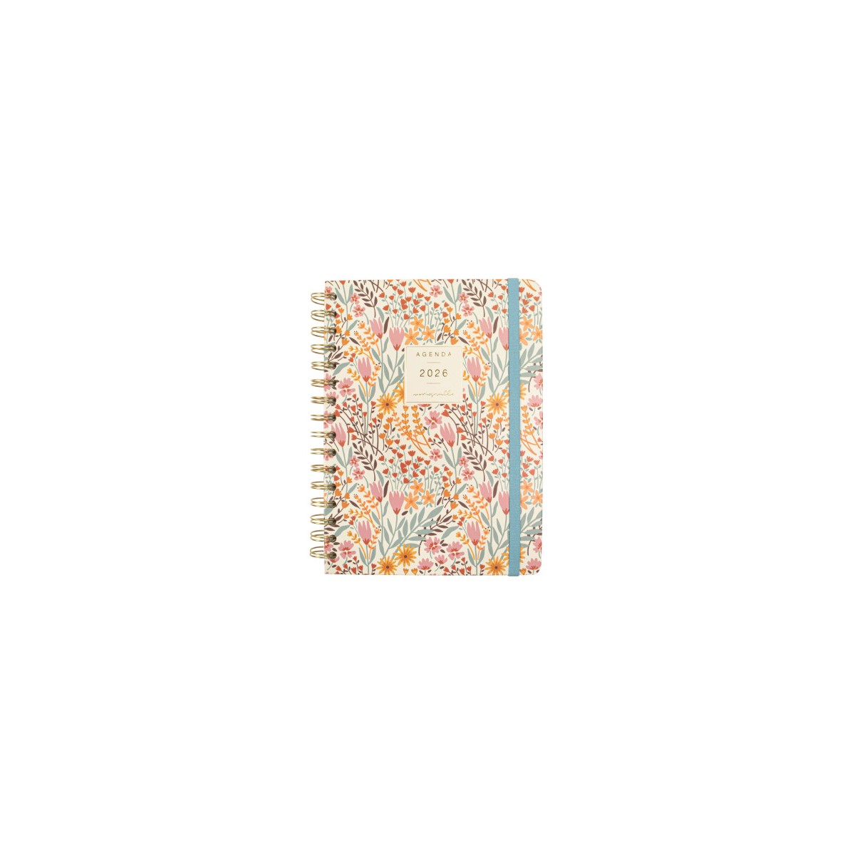 AGENDA 2026 MONIQUILLA E10 155X212MM SEMANA VISTA HORIZONTAL ESPIGA FINOCAM 770100226