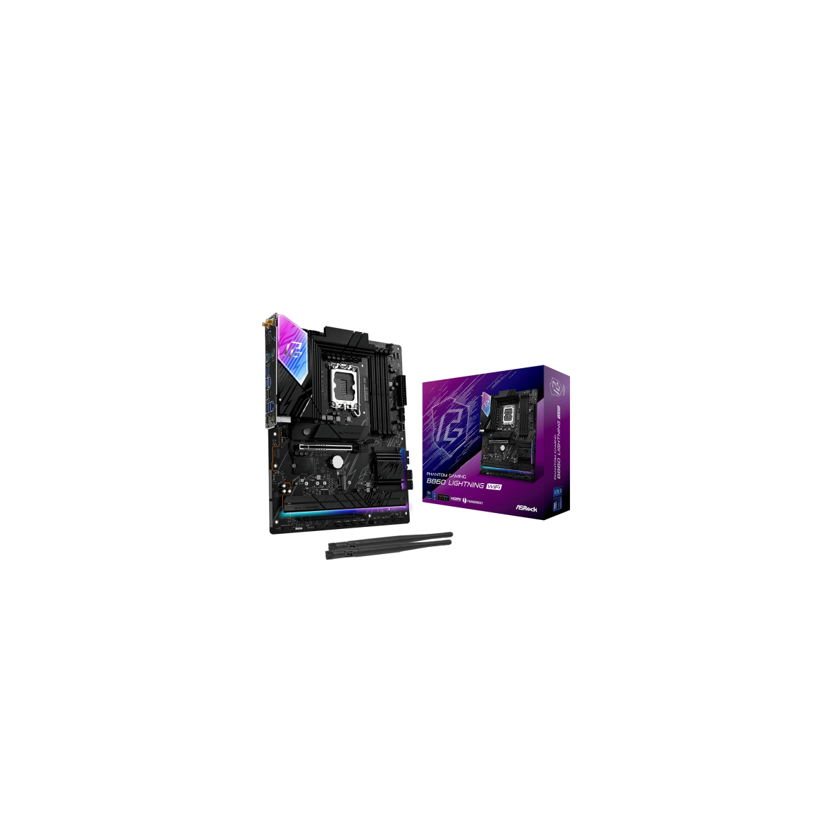 Asrock B860 Lightning WiFi Intel B860 LGA 1851 Socket V1 ATX