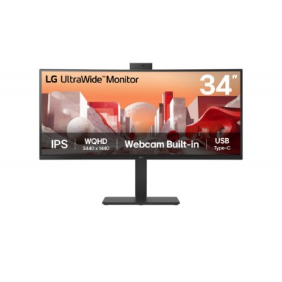 LG 34BA85QE B pantalla para PC 864 cm 34 3440 x 1440 Pixeles Wide Quad HD LCD Negro