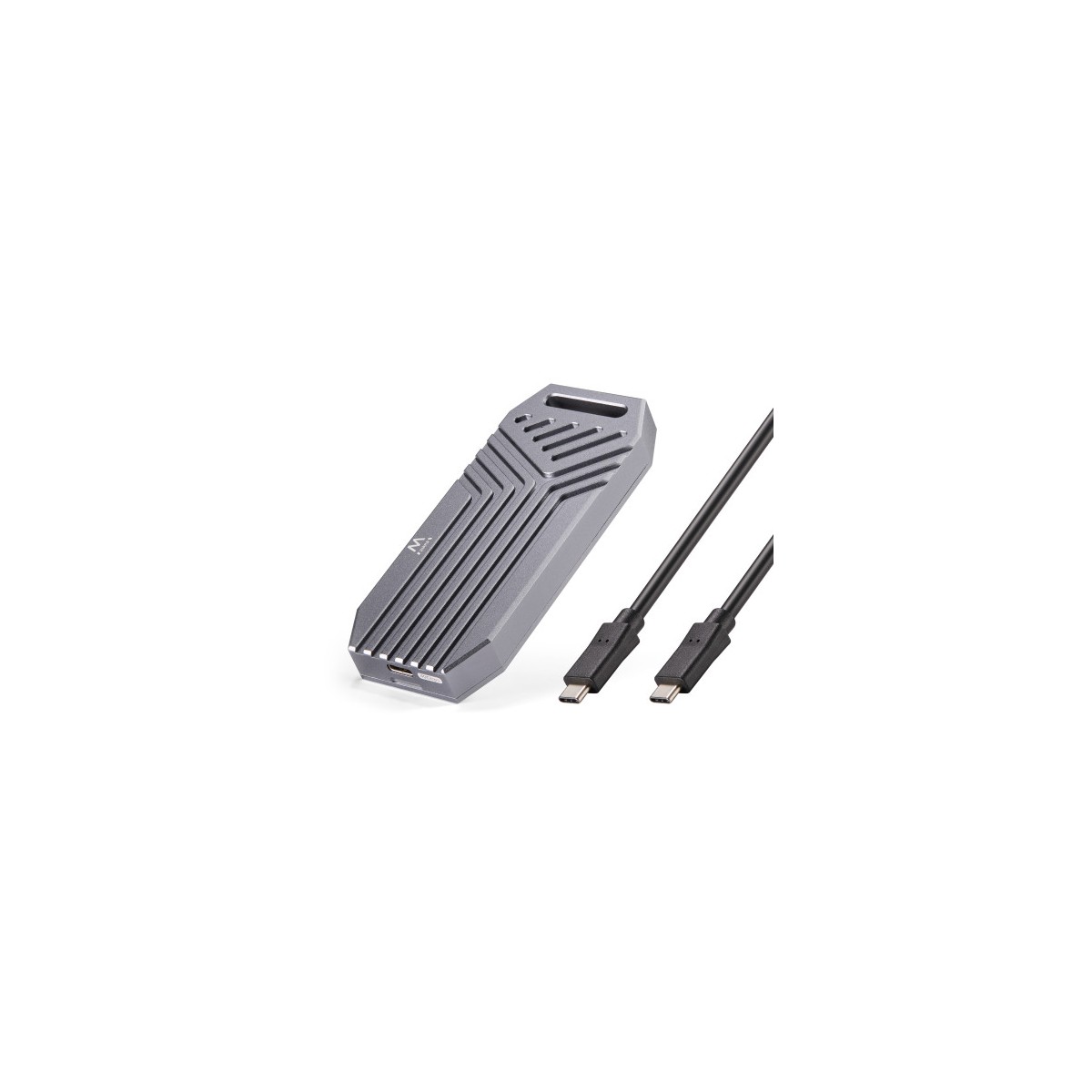 Ewent EW7062 caja para disco duro externo Caja externa para unidad de estado solido SSD Gris Oscuro