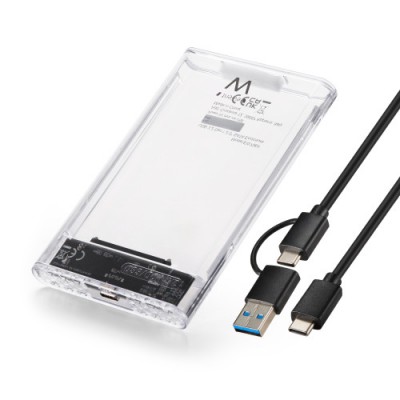 Ewent EW7064 caja para disco duro externo Caja externa para unidad de estado solido SSD Transparente 25