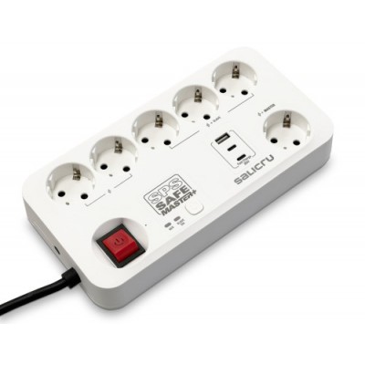 Salicru SPS SAFE MASTER Blanco 6 salidas AC 230 V 14 m