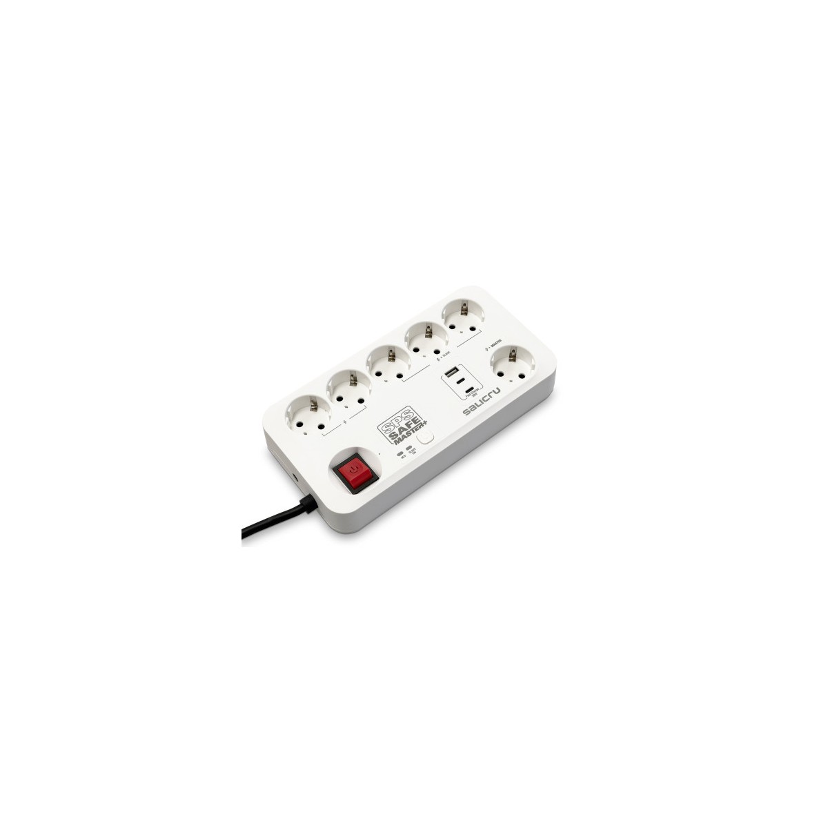 Salicru SPS SAFE MASTER Blanco 6 salidas AC 230 V 14 m