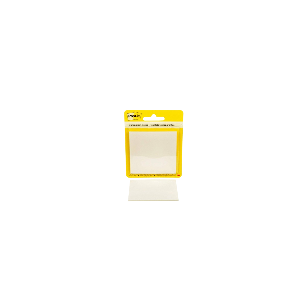 PACK 36 HOJAS DE NOTAS TRANSPARENTES 600 TRSPT 73X73MM POST PACK 36 HOJAS DE NOTAS TRANSPARENTES 600 TRSPT 73X73MM POST