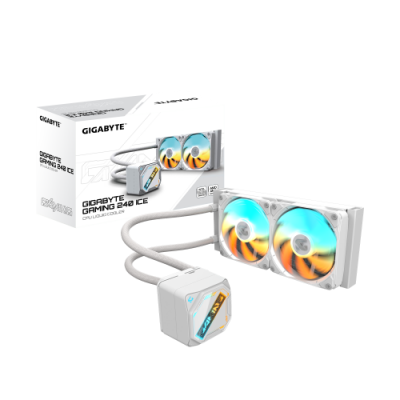 GIGABYTE GAMING 240 ICE Refrigeracion Liquida para CPU 2x120mm Ventiladores ARGB mecanismo de enclavamiento deslizante DAISY CH