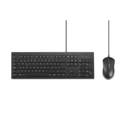CONJUNTO DE RAToN Y TECLADO MODELO KM100 EQ CON CABLE COLOR NEGRO KENSINGTON K75452ES
