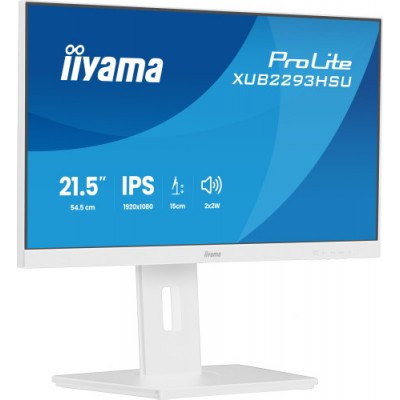 MONITOR IYAMA PROLITE 215 PULAGADS 545 CM IPS PANEL TECHNOLOGY LED 1920X1080 100 HZ MATE BLANCA