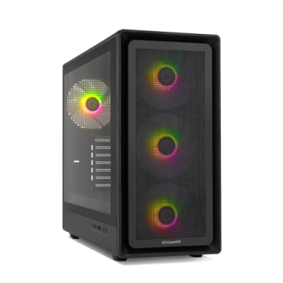 NOX Hummer Aero Midi Tower Negro