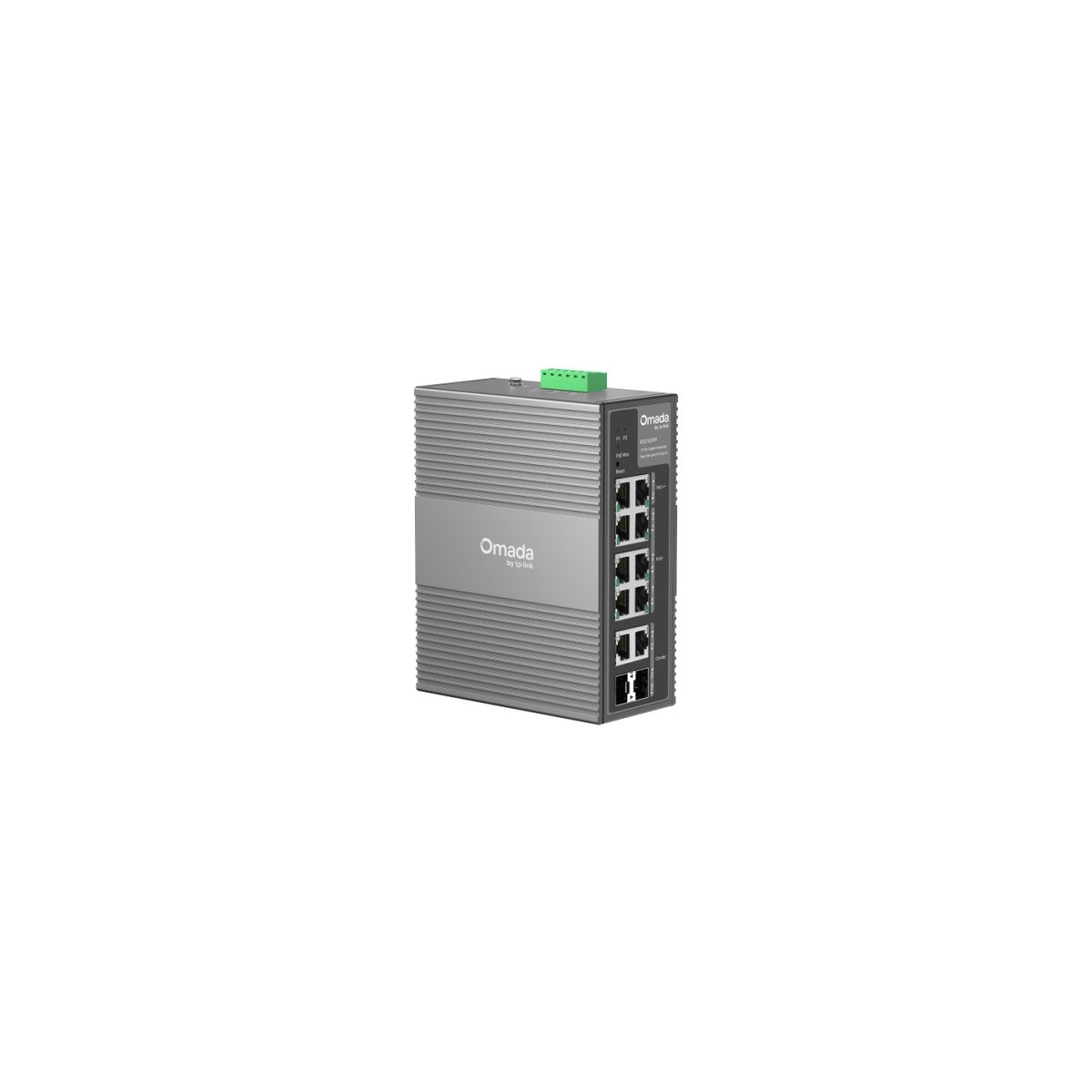 TP Link Omada IES210GPP switch Gestionado Gigabit Ethernet 10 100 1000 Energia sobre Ethernet PoE DIN rail Gris