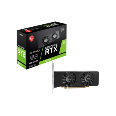 MSI GEFORCE RTX 3050 LP E 6G OC tarjeta grafica NVIDIA 6 GB GDDR6