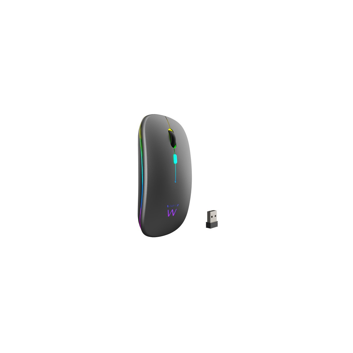 EWENT RAToN INALaMBRICO RECARGABLE DUAL CONEXIoN BLUETOOTH WIFI RGB