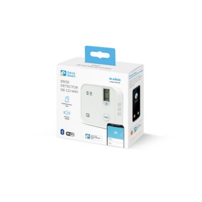 DETECTOR DE SEGURIDAD DE CO SMART WIFI GARZA 401705C
