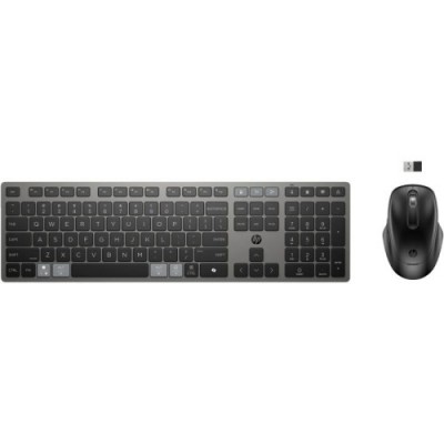 HP Combinacion de teclado y raton inalambricos recargables multidispositivo 725