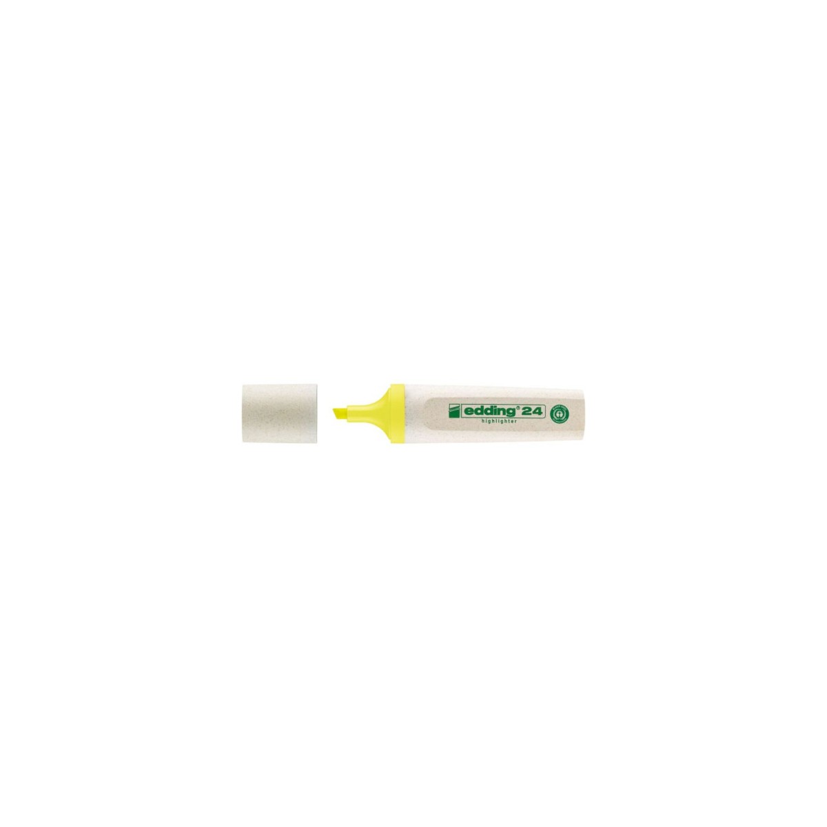 MARCADOR FLUORESCENTE ECOLINE 24 COLOR AMARILLO EDDING 24 005
