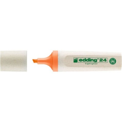 MARCADOR FLUORESCENTE ECOLINE 24 COLOR NARANJA EDDING 24 006