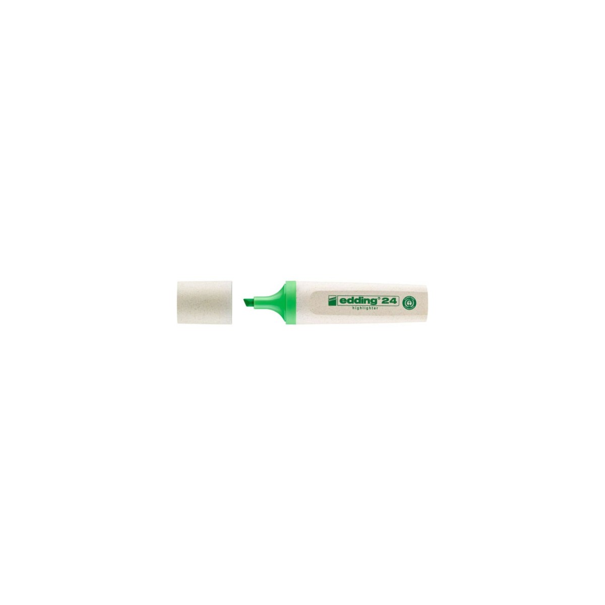 MARCADOR FLUORESCENTE ECOLINE 24 COLOR VERDE CLARO EDDING 24 011