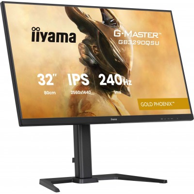 MONITOR IIYAMA 32 PULGADAS G MASTER GB3271QSU B1 FAST IPS QHD 165HZ 1MS FREESYNC USB A ALTAVOCES ALTURA AJUSTABLE
